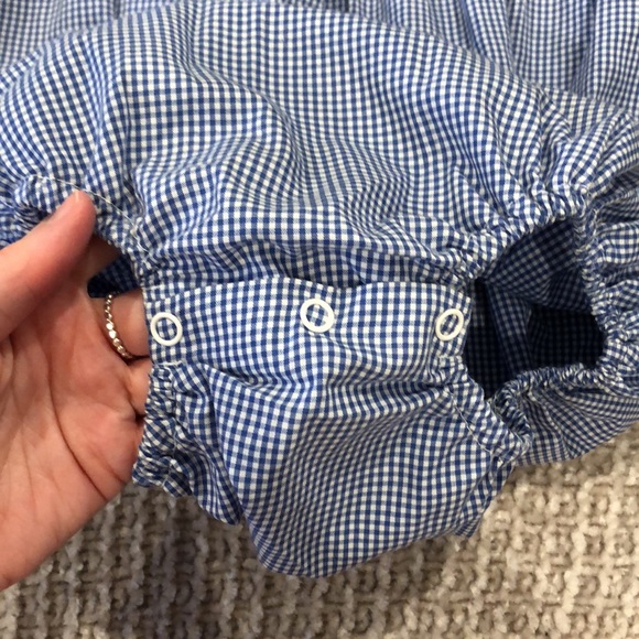 Three Sisters Embroidered Gingham Romper 🦞 - Picture 7 of 16